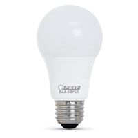 Feit Electric OM60/930CA10K/10 LED Lamp, General Purpose, A19 Lamp, 60 W Equivalent, E26 Lamp Base, Bright White Light 