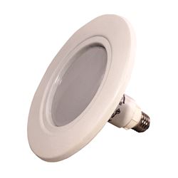 Sylvania 79622 LED Bulb, Track/Recessed, 65 W Equivalent, E26 Lamp Base, Dimmable, Frosted, 2700 K Color Temp 