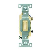 Eaton Wiring Devices CSB115STV-SP Toggle Switch, 15 A, 120/277 V, Screw Terminal, Nylon Housing Material, Ivory