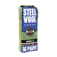 Homax 106604-06 Steel Wool, #1 Grit, Medium, Gray