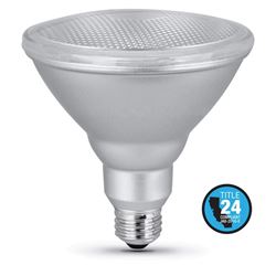 Feit Electric PAR38DM/930CA LED Lamp, Floodlight, PAR38 Lamp, 90 W Equivalent, E26 Lamp Base, Dimmable, Silver 