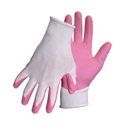 BOSS 8428A Gloves, Nitrile Coating, White 