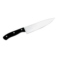 Chef Craft 21670 Utility Knife, Stainless Steel Blade, Black Handle 