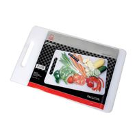 Chef Craft 21554 Cutting Board, 17-1/2 in L, 11 in W, Plastic, White