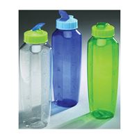 Arrow Plastic 22101 Sports Water Bottle, 32 oz Capacity 6 Pack