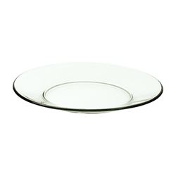 Oneida 842F Luncheon Plate, Glass, Clear, For: Dishwasher 12 Pack 