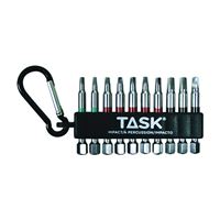 Task T67920 Carabiner Clip Set, 10-Piece, Steel