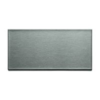 ASPECT A5250 Wall Tile, 6 in L, 3 in W, 1/8 in Thick, Metal, Brushed Stainless Steel 5 Pack 