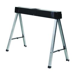 STANLEY STST11151 Fold-Up Sawhorse, 800 lb, 4 in W, 5 in H, 40 in D, Metal/Polypropylene, Gray 