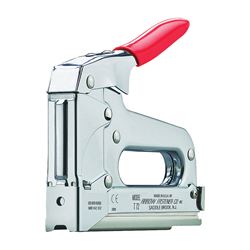 Arrow T72 Insulated Fastener Wire Tacker, 31/64 to 11/32 in W Crown, 13/64 to 11/32 in L Leg, Steel Staple, White 