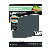 Gator 4470 Sanding Sheet, 9 in L, 11 in W, 1500 Grit, Fine, Silicone Carbide Abrasive