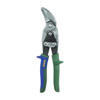 Irwin 2073212 Snip, 9-1/2 in OAL, 1-5/16 in L Cut, Compound Cut, Steel Blade, Double-Dipped Handle, Green Handle