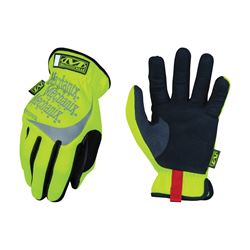 Mechanix Wear FastFit Series SFF-91-010 Work Gloves, Mens, L, 10 in L, Reinforced Thumb, Elastic Cuff, Yellow 