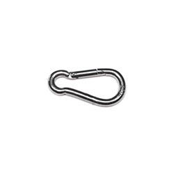 BARON 2450S-3/16 Spring Hook, 100 lb Working Load, Stainless Steel 