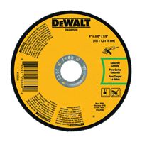 DeWALT DWA8050C Cutting Wheel, 4 in Dia, 0.045 in Thick, 5/8 in Arbor, Aluminum Oxide Abrasive 25 Pack 
