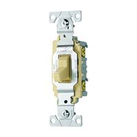 Eaton Wiring Devices CS220V Toggle Switch, 20 A, 120/277 V, Screw Terminal, Nylon Housing Material, Ivory 