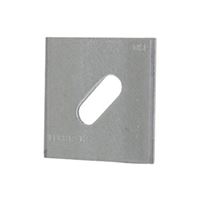 MiTek LBPS12-TZ Slotted Bearing Plate, Steel, Zinc 50 Pack