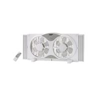 PowerZone BP2-9A Reversible Fan, 120 V, 9 in Dia Blade, 12-Blade, 3-Speed, Touch Panel and Remote Control, White 