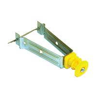 Zareba ICLXY-Z Chain-Link Insulator, Aluminum/Polywire/Steel, Plastic, Yellow
