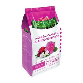 Jobes 09826 Azalea Camellia and Rhododendron Organic Plant Food, 4 lb, Granular, 4-3-4 N-P-K Ratio