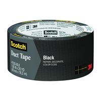 Scotch 3920-BK Duct Tape, 20 yd L, 1.88 in W, Black