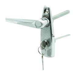 Prime-Line GD 52147 L-Handle and Locking Unit, 5/16 in L Shaft, Chrome 