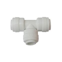 WATTS PL-3023 Pipe Tee, 3/8 in, Push-Fit, Plastic 