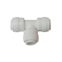 WATTS PL-3023 Pipe Tee, 3/8 in, Push-Fit, Plastic 