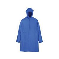 Diamondback 8156-L Rain Parka, L, Polyester/PVC, Blue, Zipper Closure