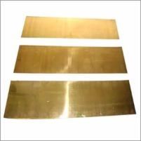 K & S 251 Decorative Metal Sheet, 30 ga Thick Material, 4 in W, 10 in L, Brass, Pack of 6 