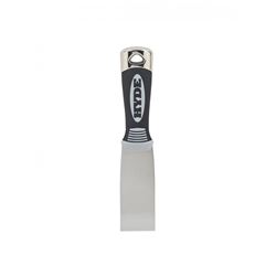 HYDE Pro Stainless 06108 Putty Knife, 1-1/2 in W Blade, Stainless Steel Blade, Cushion-Grip Handle 