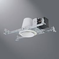 Halo H1499TAT Light Housing, 4 in Dia Recessed Can, Steel 