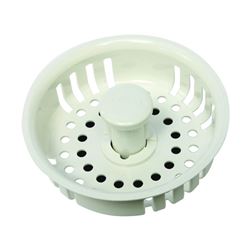 Plumb Pak PP820-26 Basket Strainer with Adjustable Post, Plastic, For: Most Kitchen Sink Drains 