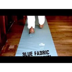 Trimaco ONE TUFF 90019 Drop Cloth, 12 ft L, 9 ft W, Sontara Fabric, Blue 