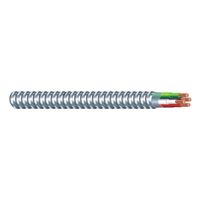 Southwire Armorlite 68583423 Armored Cable, 12 AWG Cable, 3 -Conductor, Copper Conductor, PVC Insulation