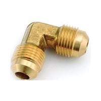 Anderson Metals 754055-10 Tube Elbow, 5/8 in, 90 deg Angle, Brass, 1400 psi Pressure, Pack of 5