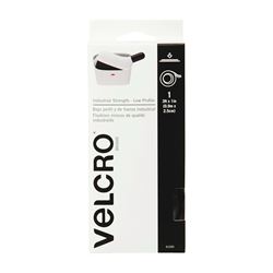 VELCRO Brand 91050 Fastener, 1 in W, 3 ft L, Black, 10 lb 