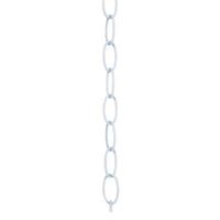 Westinghouse 7067000 Fixture Chain, 3 ft L, Metal, White 