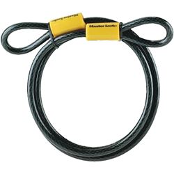 Master Lock 78DPF Looped End Cable, Steel Shackle 