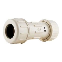 AMERICAN VALVE P600CTS 1/2 Pipe Coupling, 1/2 in, Compression, 150 psi Pressure 