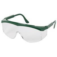 SAFETY WORKS 817695 Safety Glasses, Anti-Fog Lens, Rimless, Wrap-Around Frame, Teal Frame 