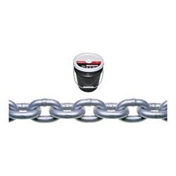 Campbell 014-0433 Proof Coil Chain, 1/4 in, 141 ft L, 30 Grade, Steel, Galvanized 