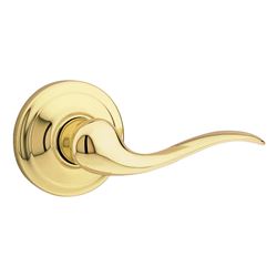 Kwikset Signature Series 788TNL 3 RH CP Half Inactive Dummy Lever, Polished Brass, Zinc, Residential, Right Hand 