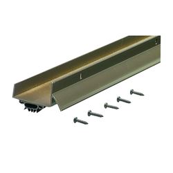 M-D DB003 Series 69562 Door Bottom with Drip Cap, 48 in L, 1-3/4 in W, 1-1/4 in H, Aluminum, Bronze 