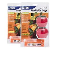 Terro T2502 Fruit Fly Trap, Liquid, Vinegar, 2, Pack