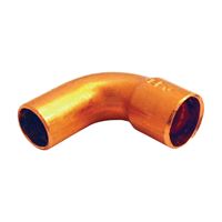 EPC 31412 Street Pipe Elbow, 1 in, Sweat x FTG, 90 deg Angle, Copper 