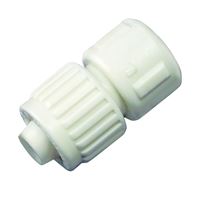 Flair-It 16858 Tube to Pipe Adapter, 1/2 x 3/4 in, PEX x FPT, Polyoxymethylene, White 