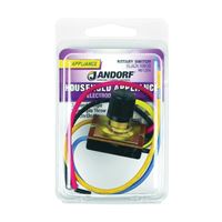 Jandorf 61204 Rotary Switch, 6.5 A, 125 V, TPST, Black 