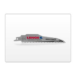 Lenox Demolition CT 1832118 Reciprocating Saw Blade, 1 in W, 6 in L, 6 TPI, Carbide Cutting Edge 