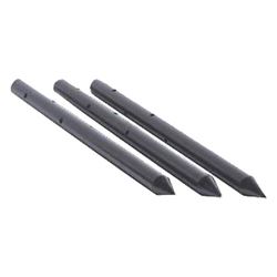 Acorn International NSR3430 Nail Stake, 3/4 in Dia, 30 in L, Round Point, Steel, Pack of 10 